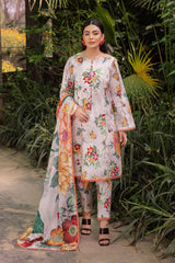 Sheen Prints By Alizeh Fashion Printed Lawn Suit Unstitched 3 Piece