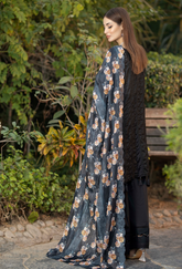 Adan Libas Fuchsia Chikankari