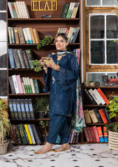 E CRAFT CHIKANKARI WITH CHIFFON BY ELAF