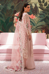 Afrozeh The Painted Garden Luxury Embroidered Lawn Collection 24 (Daisy Dream)