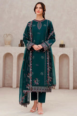 Bahar Embroidered Lawn'25 By Farasha