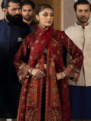 Mahrukh Luxury Lawn Collection By Mahnur (CARNATION )