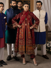 Mahrukh Luxury Lawn Collection By Mahnur (CARNATION )