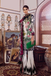 Crimson Embroidered Cambric Winter Luxury Collection