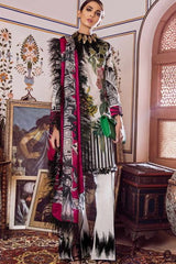 Crimson Embroidered Cambric Winter Luxury Collection