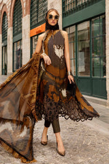 M Prints 3 Piece Unstitched Printed Cambric Suit By Maria B 24