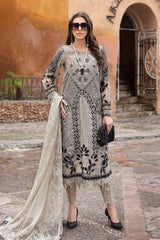 Maria B Luxury Lawn Eid Collection 25 | D-2510-B