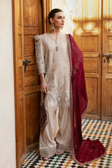 Maria B Luxury Lawn Eid Collection 25 | D-2511-B