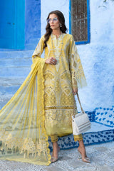 Maria B Luxury Lawn Eid Collection 25 | D-2512-A