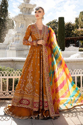 Unstitched Embroidered Cotton Satin Suit Maria B