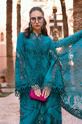 Maria B Luxury Lawn Eid Collection 25 | D-2513-B