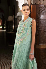Maria B Luxury Lawn Eid Collection 25 | D-2514-A