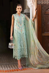 Maria B Luxury Lawn Eid Collection 25 | D-2514-A