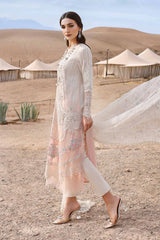 Maria B Luxury Lawn Eid Collection 25 | D-2515-A