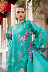 M Prints 3 Piece Unstitched Printed Cambric Suit By Maria B 24