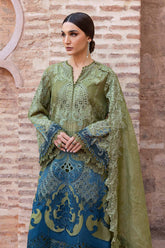 Maria B Luxury Lawn Eid Collection 25 | D-2501-A