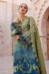 Maria B Luxury Lawn Eid Collection 25 | D-2501-A