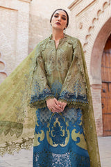 Maria B Luxury Lawn Eid Collection 25 | D-2501-A