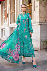 M Prints 3 Piece Unstitched Printed Cambric Suit By Maria B 24