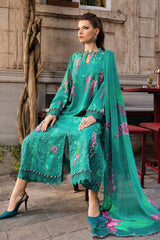 M Prints 3 Piece Unstitched Printed Cambric Suit By Maria B 24