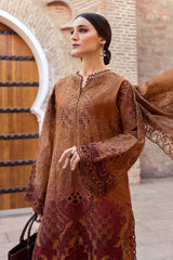 Maria B Luxury Lawn Eid Collection 25 | D-2501-B