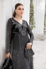 Maria B Unstitched Embroidered Chiffon Collection 24