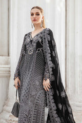 Maria B Unstitched Embroidered Chiffon Collection 24