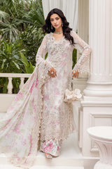 Maria B Unstitched Embroidered Chiffon Collection 25