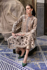 Maria B Luxury Lawn Eid Collection 25 | D-2502-A