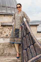 M Prints 3 Piece Unstitched Printed Cambric Suit By Maria B 24