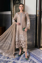 Maria B Luxury Lawn Eid Collection 25 | D-2502-A