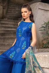 M Prints 3 Piece Unstitched Printed Cambric Suit By Maria B 24