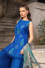 M Prints 3 Piece Unstitched Printed Cambric Suit By Maria B 24