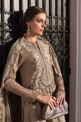 Maria B Luxury Lawn Eid Collection 25 | D-2503-A