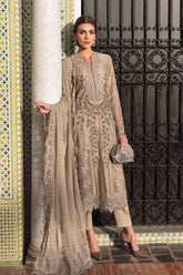 Maria B Luxury Lawn Eid Collection 25 | D-2503-A