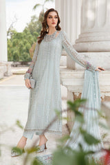 Maria B Unstitched Embroidered Chiffon Collection 24