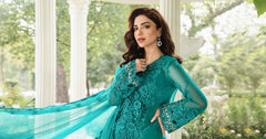 Maria B Unstitched Embroidered Chiffon Collection 24
