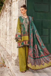 M Prints 3 Piece Unstitched Printed Cambric Suit By Maria B 24