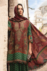 M Prints 3 Piece Unstitched Printed Cambric Suit By Maria B 24