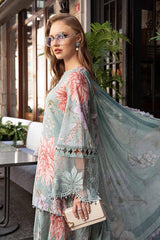 M Prints 3 Piece Unstitched Printed Cambric Suit By Maria B 24
