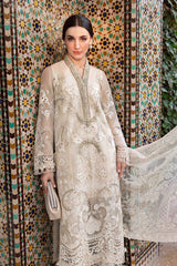 Maria B Luxury Lawn Eid Collection 25 | D-2506-A