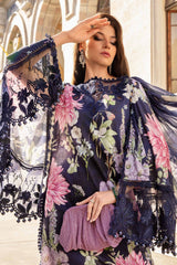 M Prints 3 Piece Unstitched Printed Cambric Suit By Maria B 24