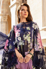 M Prints 3 Piece Unstitched Printed Cambric Suit By Maria B 24