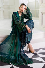 Maria B Unstitched Embroidered Chiffon Collection 25