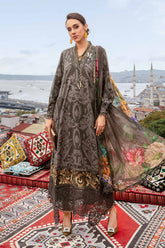 M Prints 3 Piece Unstitched Printed Cambric Suit By Maria B 24