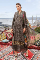 M Prints 3 Piece Unstitched Printed Cambric Suit By Maria B 24