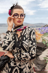 M Prints 3 Piece Unstitched Printed Cambric Suit By Maria B 24