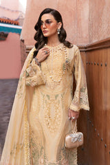 Maria B Luxury Lawn Eid Collection 25 | D-2509-A