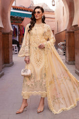 Maria B Luxury Lawn Eid Collection 25 | D-2509-A
