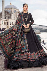 Maria B Luxury Embroidered Linen Collection D-01